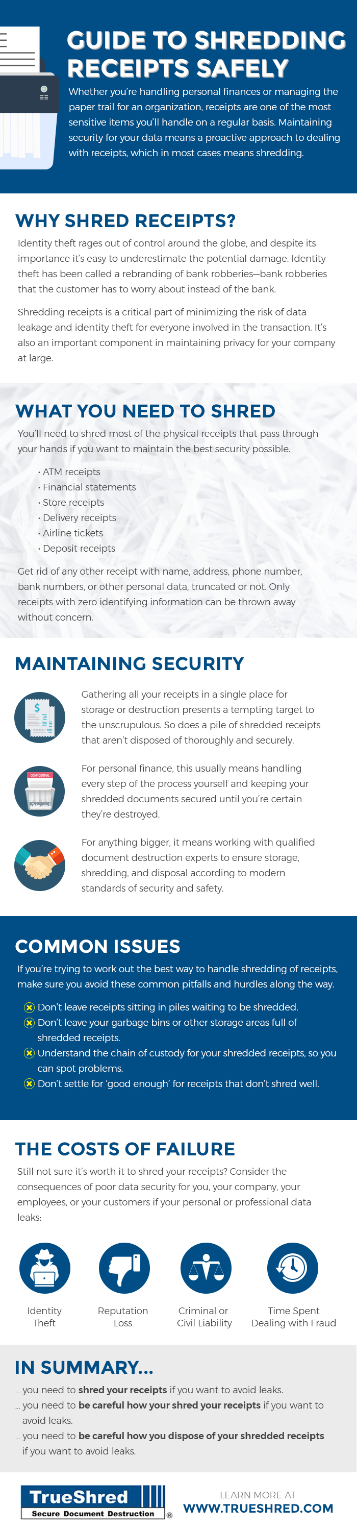 guide to shredding receipts securely in dc, md, va