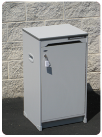  Shredding bin. 